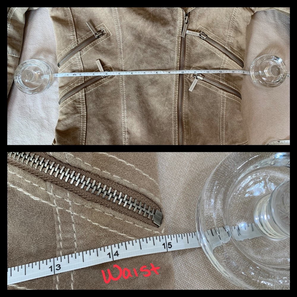 *CLOSET CLOSING* Michael Kors Suede Moto Jacket- Sz Small - Picture 10 of 13